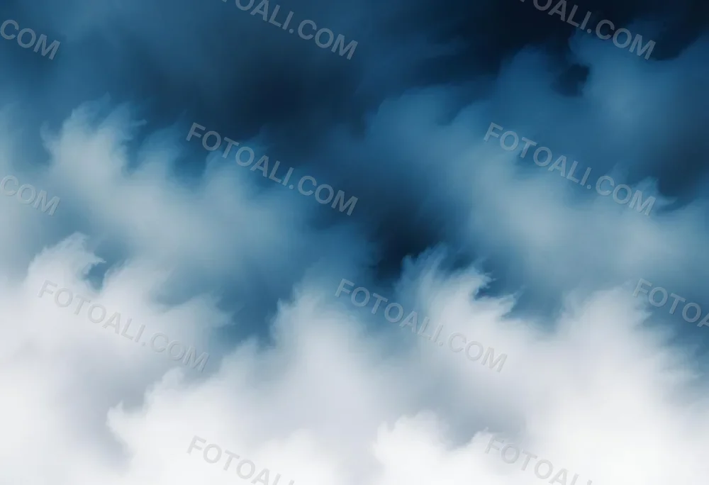 Blue Sky With Wispy White Clouds 2 00df