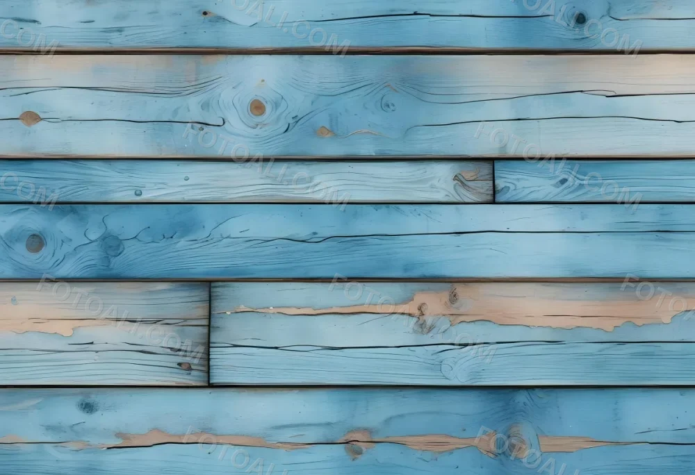 Blue Wooden Planks With Light Brown Veins Wood Texture Background 4 D6ca