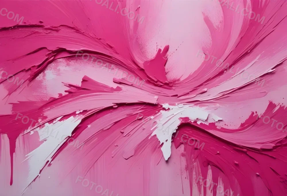 Bright Pink Textured Surface With Visible Brush Strokes And Uneven Texture 11