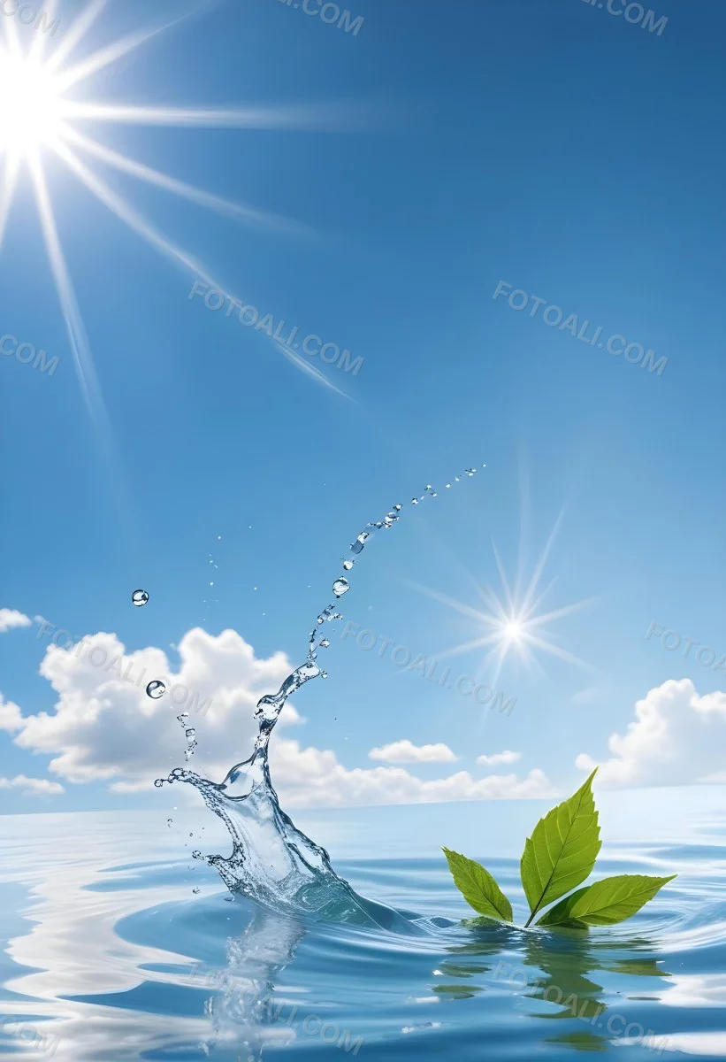 Bright Sun Shining In A Clear Blue Sky With Fluffy White Clouds Green Leaves In The Foreground Dull Sun Hidden Behind Gray Clouds In A Hazy Sky With Dark Branches In The Foreground Soft Moonlight Ill 3 9ef4