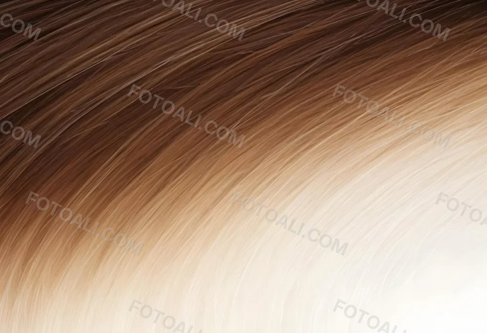 Brown And Blonde Hair Strands With A Gradient Effect Transitioning From Dark Brown At The Top To Light Blonde At The Bottom 50 C8ea