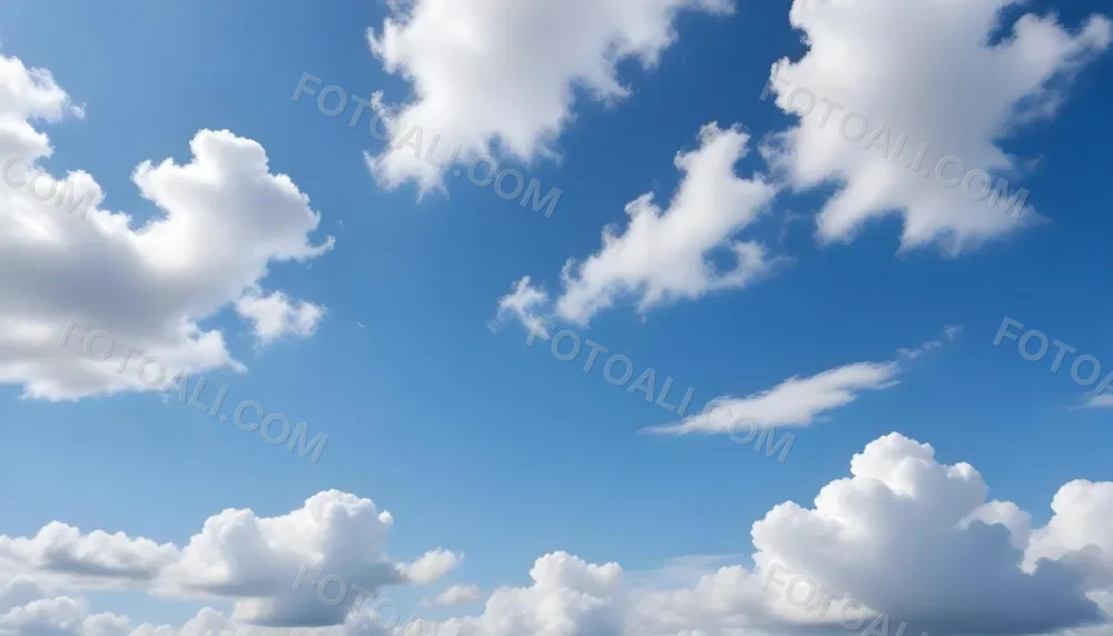 Cloudy Blue Sky With Wispy White Clouds 7 2b01