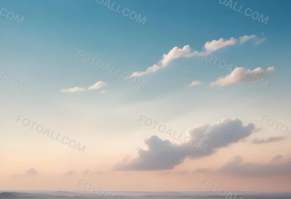 Cloudy Sky With A Soft Hazy Horizon 12 1b98