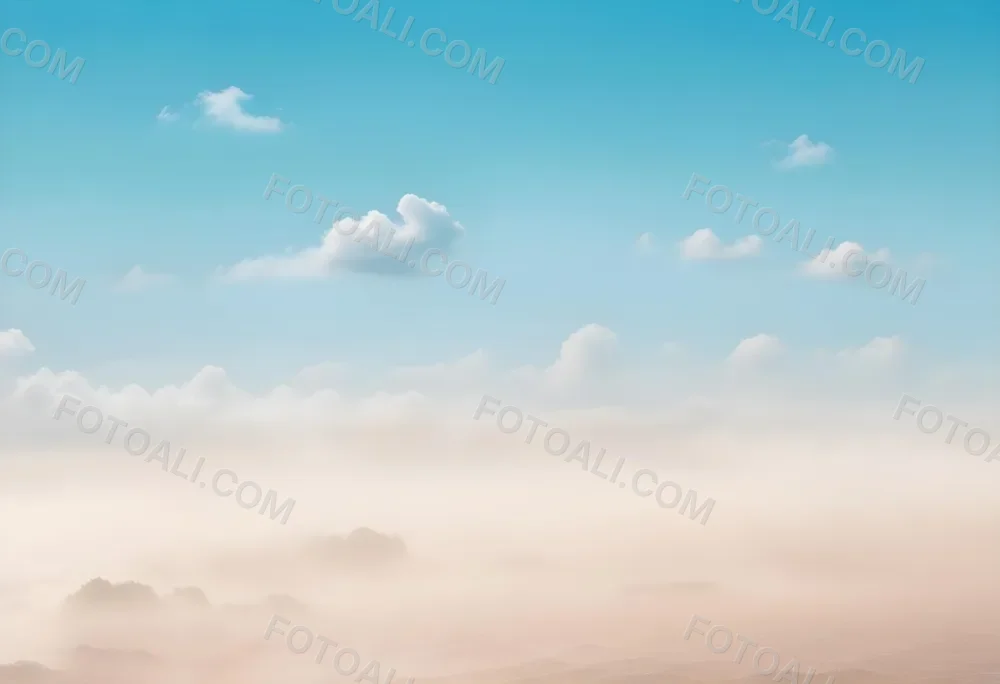 Cloudy Sky With A Soft Hazy Horizon 19 7866