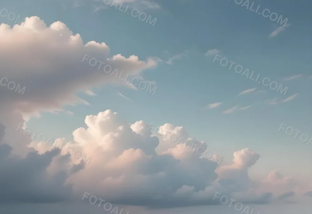 Cloudy Sky With A Soft Hazy Horizon 4 6356