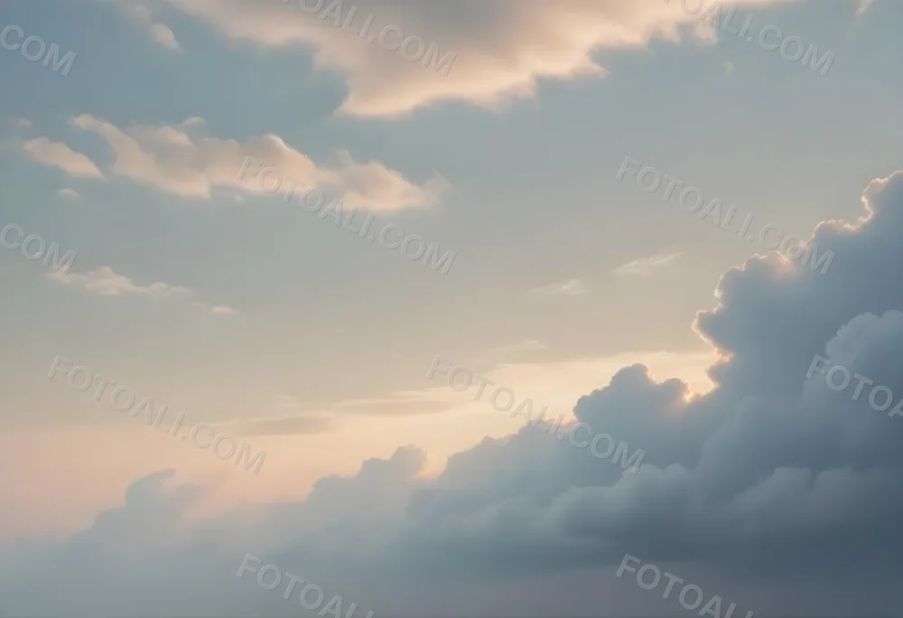 Cloudy Sky With A Soft Hazy Horizon 6 3c91