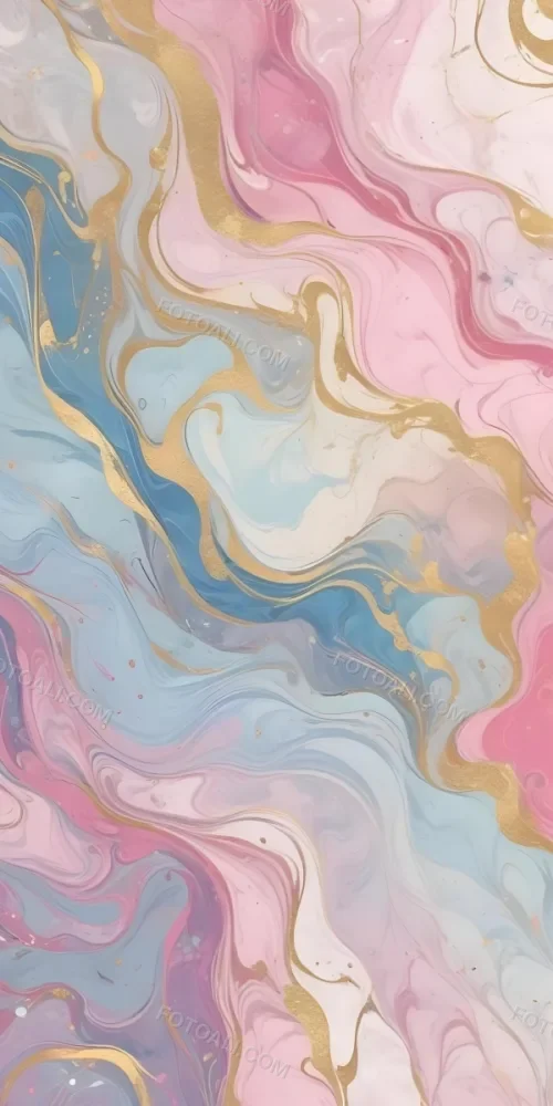 Colorful Abstract Marble Texture With Swirls Of Pink Blue And Gold 13 0bdf