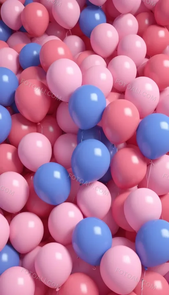 Colorful Balloons In Shades Of Pink Filling The Frame 1 6d23