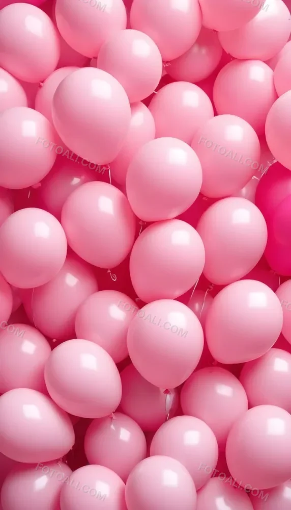 Colorful Balloons In Shades Of Pink Filling The Frame 25 C8a4