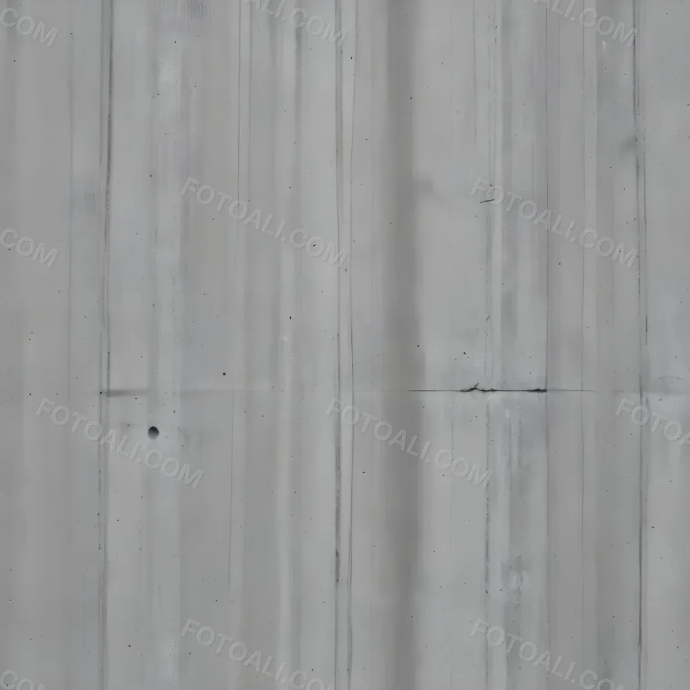 Concrete Wall With Vertical Grooves And A Slightly Uneven Textured Surface 19 A521