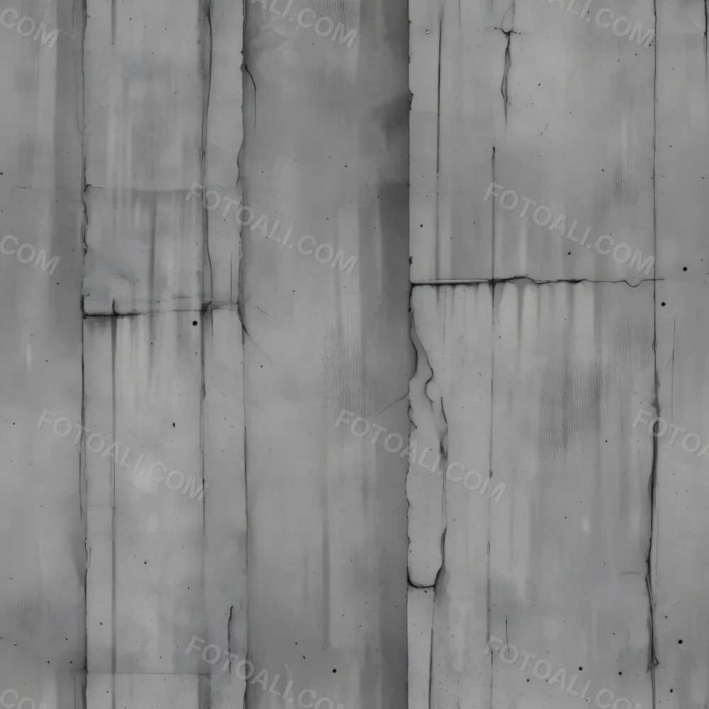 Concrete Wall With Vertical Grooves And A Slightly Uneven Textured Surface 61 3782