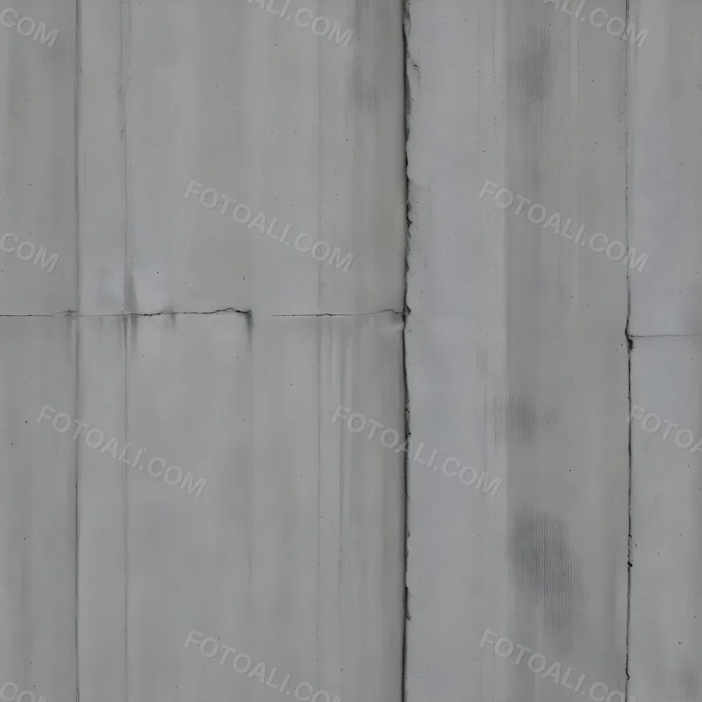 Concrete Wall With Vertical Grooves And A Slightly Uneven Textured Surface 7 Ee79