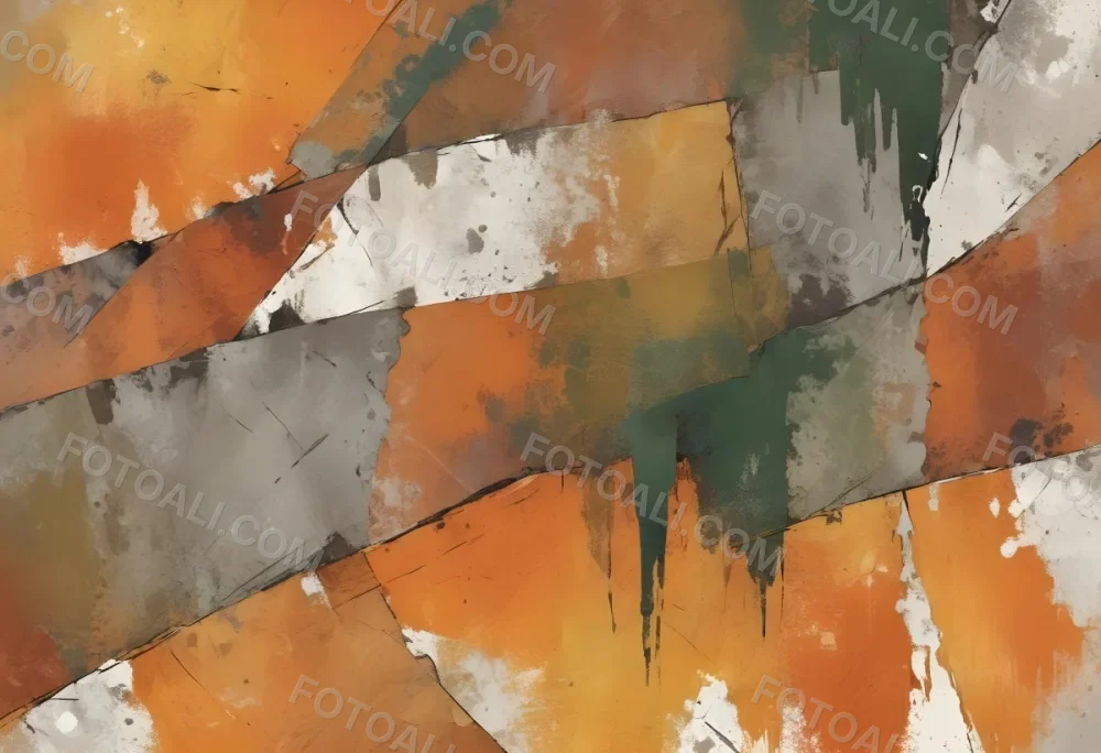 Digital Painting A Textured Surface Featuring A Mix Of Earthy Tones Predominantly Orange Yellow And Gray With Patches Of White And Dark Green The Composition Resembles Weathered Stone Showcasing A Variety Of Patte 17 8ab0