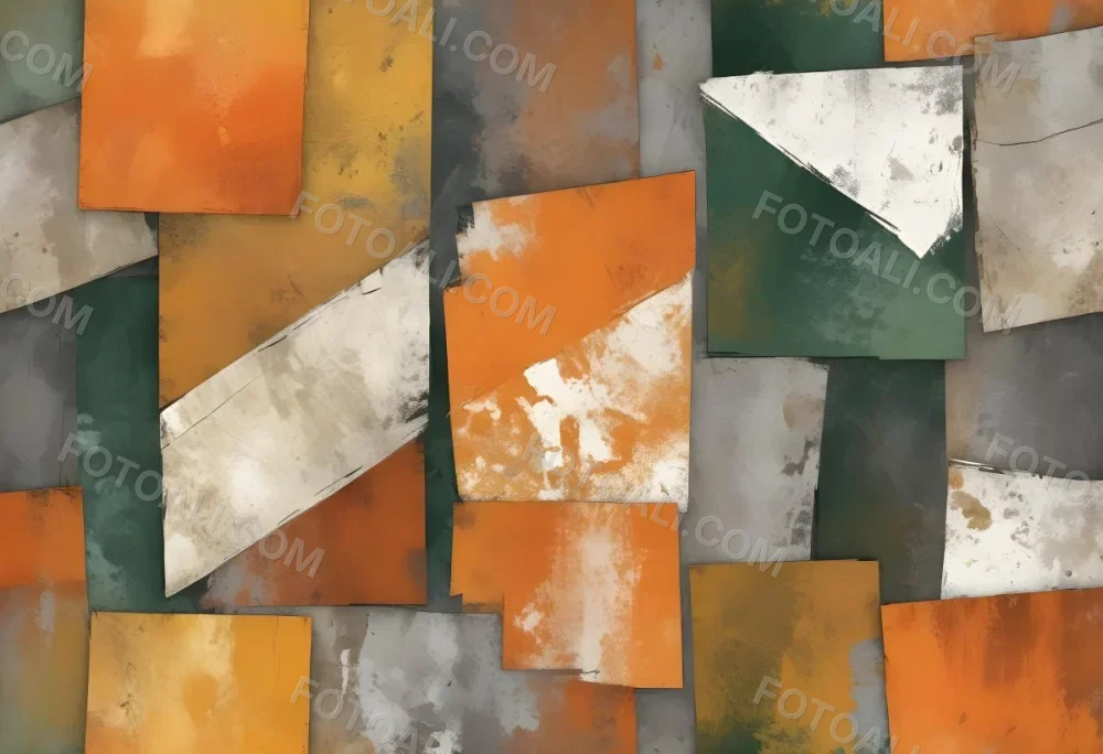 Digital Painting A Textured Surface Featuring A Mix Of Earthy Tones Predominantly Orange Yellow And Gray With Patches Of White And Dark Green The Composition Resembles Weathered Stone Showcasing A Variety Of Patte 3 3ac9