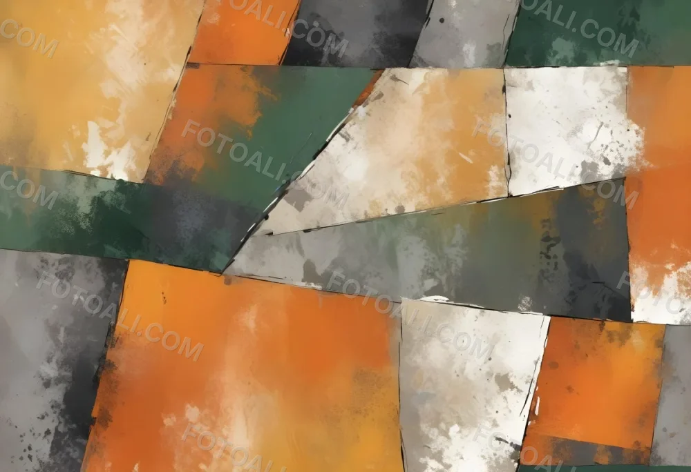Digital Painting A Textured Surface Featuring A Mix Of Earthy Tones Predominantly Orange Yellow And Gray With Patches Of White And Dark Green The Composition Resembles Weathered Stone Showcasing A Variety Of Patte 6 8989