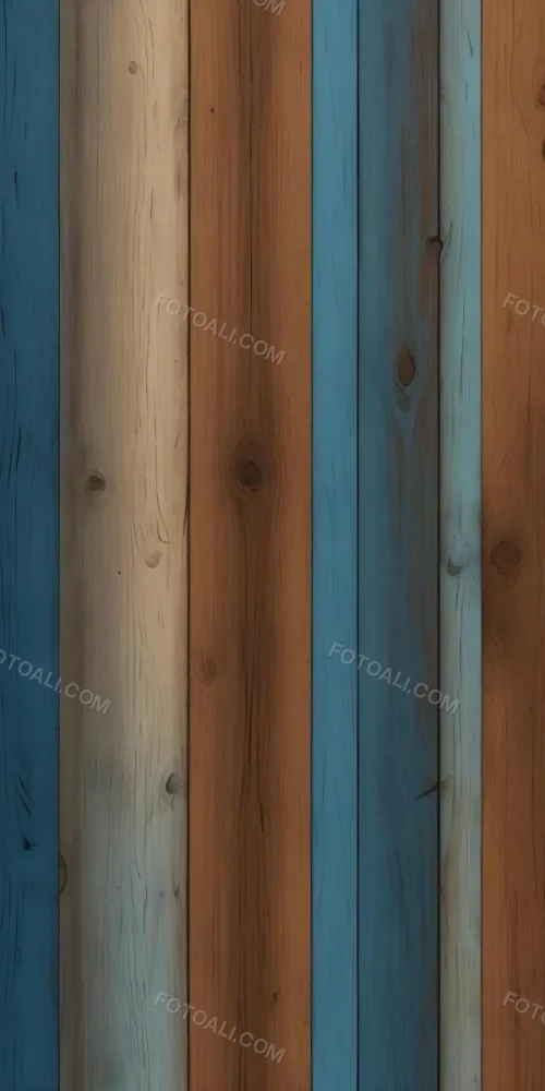 Digital Painting A Wood Texture With Vertical Lines And A Gradient From Brown To Blue The Wood Grain Is Visible And Detailed Creating A Natural Look Bold And Slim Lines Brush Strokes 16 3c34