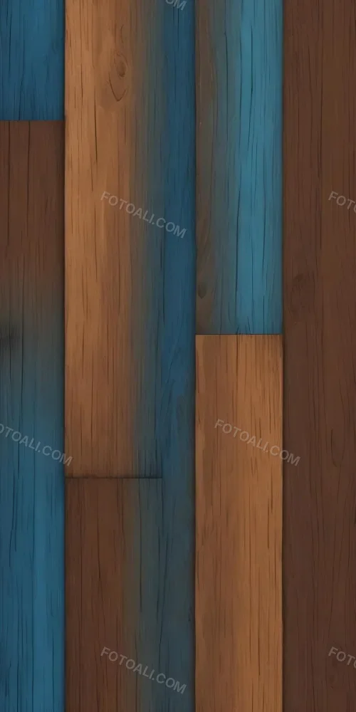 Digital Painting A Wood Texture With Vertical Lines And A Gradient From Brown To Blue The Wood Grain Is Visible And Detailed Creating A Natural Look Bold And Slim Lines Brush Strokes 2 5f81