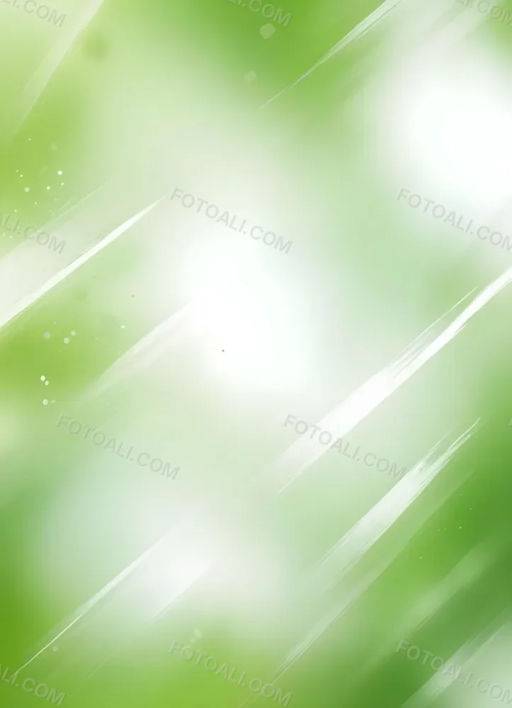Digital Painting Abstract Background With Green And White Tones Bokeh Effect Light Leaks And Diagonal Lines Creating A Fresh And Vibrant Atmosphere Bold And Slim Lines Brush Strokes 35 01f7