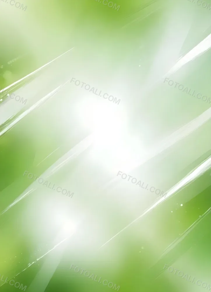 Digital Painting Abstract Background With Green And White Tones Bokeh Effect Light Leaks And Diagonal Lines Creating A Fresh And Vibrant Atmosphere Bold And Slim Lines Brush Strokes 5 5a55