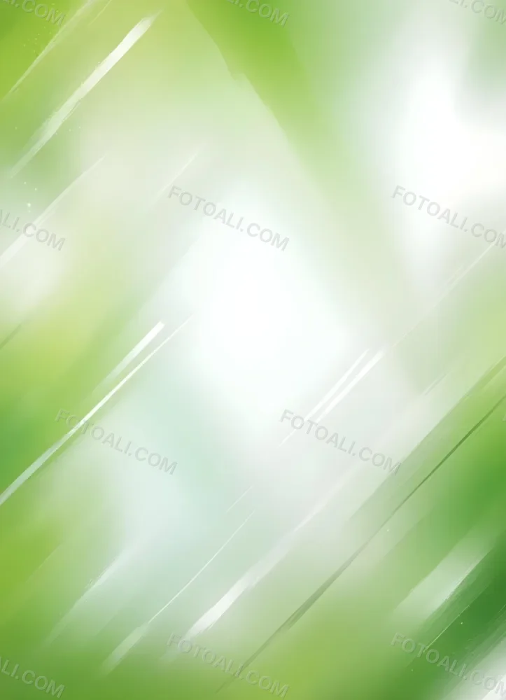 Digital Painting Abstract Background With Green And White Tones Bokeh Effect Light Leaks And Diagonal Lines Creating A Fresh And Vibrant Atmosphere Bold And Slim Lines Brush Strokes 7 13b4