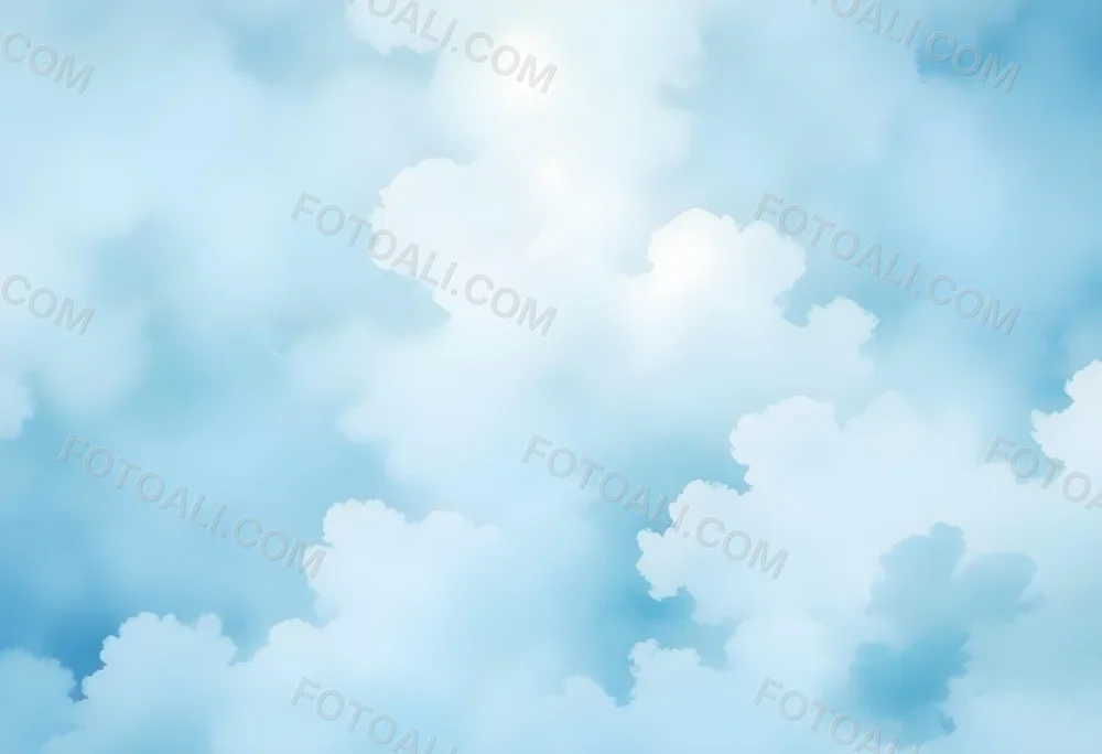Digital Painting Light Blue And White Watercolor Background With Soft Diffused Edges Creating A Dreamy And Ethereal Atmosphere Reminiscent Of Clouds Or Sky Bold And Slim Lines Brush Strokes 23 Eba3
