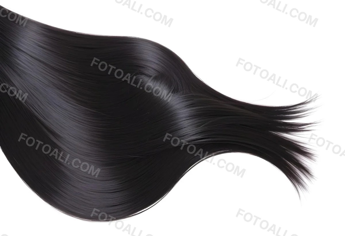 Flowing Black Hair With Smooth 6 Bfdd