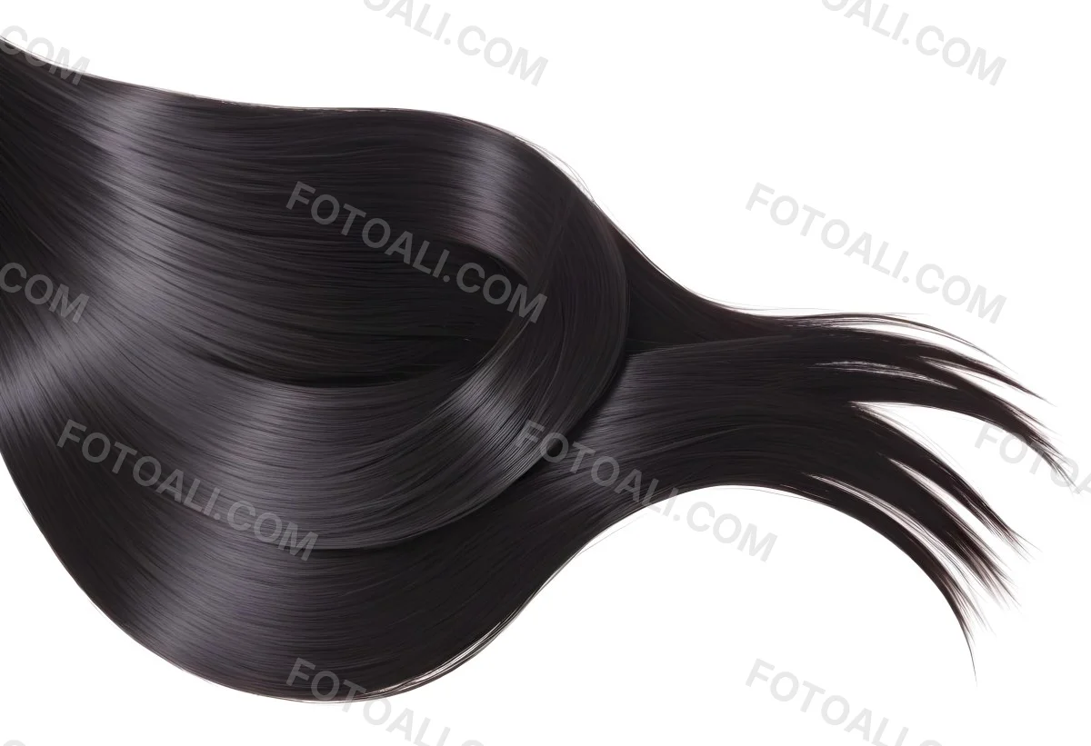 Flowing Black Hair With Smooth Shiny Strands 1 1526