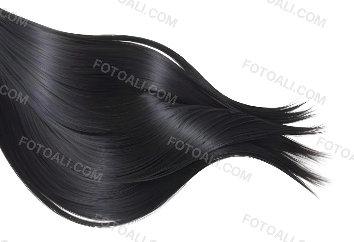 Flowing Black Hair With Smooth Shiny Strands 3 C90d
