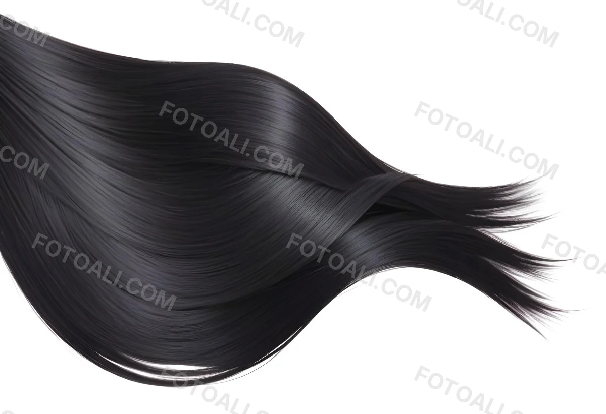 Flowing Black Hair With Smooth Shiny Strands 5 7fc1