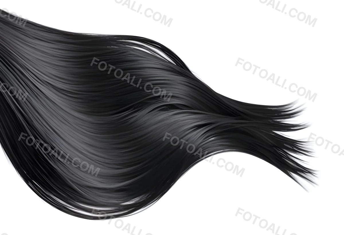 Flowing Black Hair With Smooth Shiny Strands 6 63c2