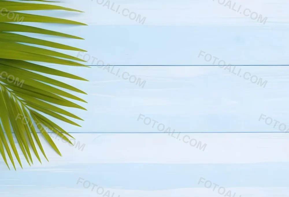 Freepik Edit 3d Model A Green Palm Leaf On The Left Side Of A B 2 3ff1