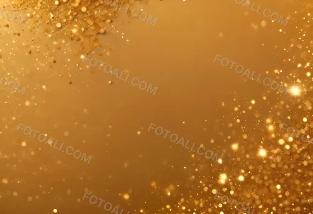 Golden Glitter Background With Shimmering Sparkles 29 E0a4