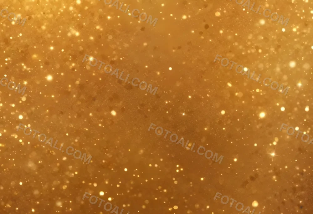 Golden Glitter Background With Shimmering Sparkles 42 F70a