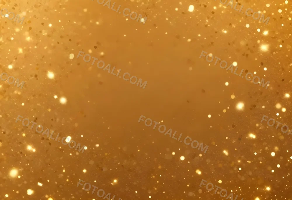 Golden Glitter Background With Shimmering Sparkles 46 E144