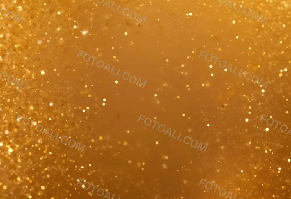 Golden Glitter Background With Shimmering Sparkles 48 E57d