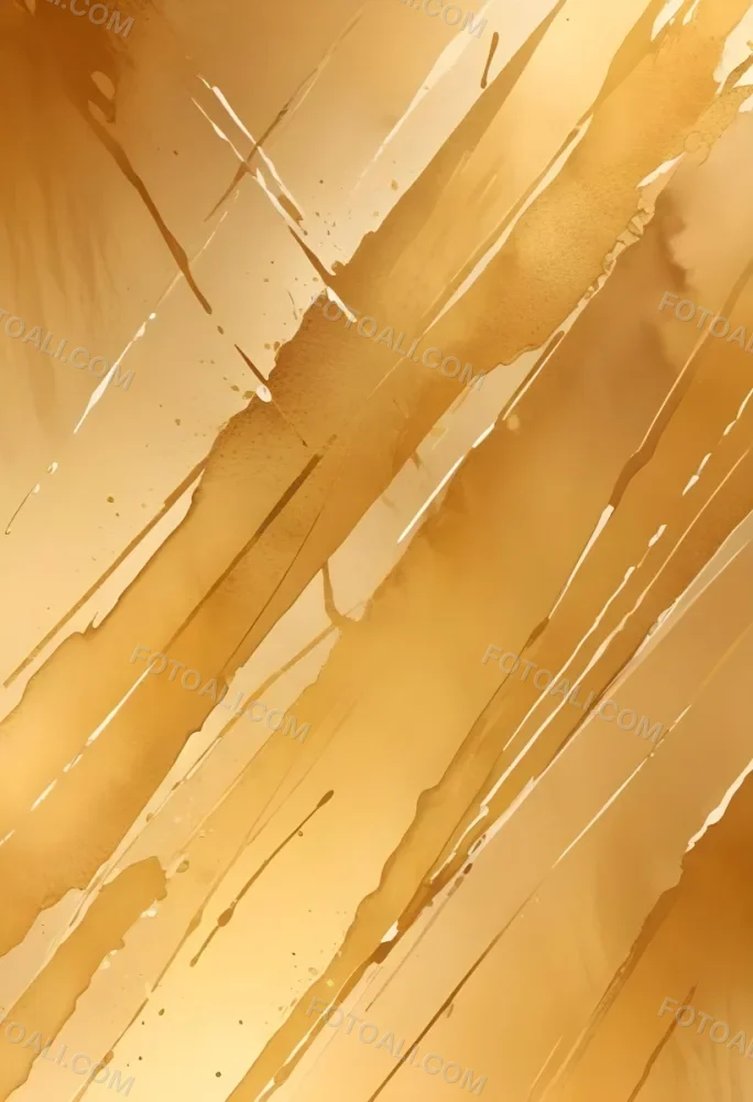 Golden Metallic Surface With Diagonal Lines And Reflections 29 C325