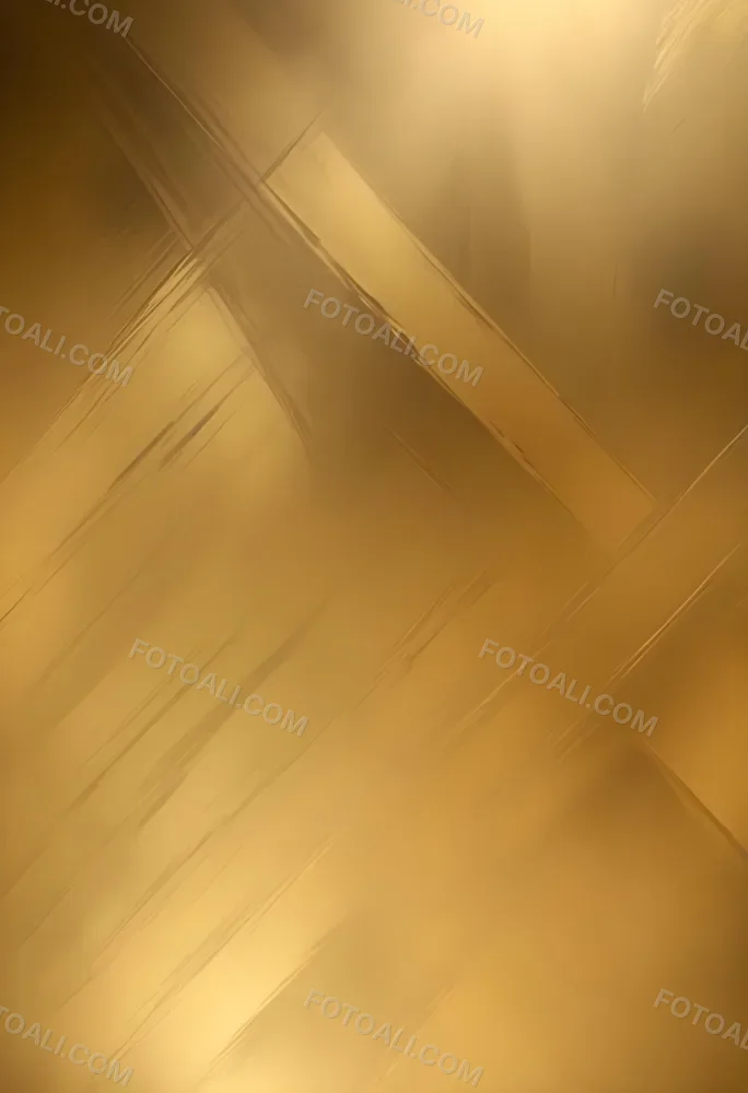 Golden Metallic Surface With Diagonal Lines And Reflections 65 5302