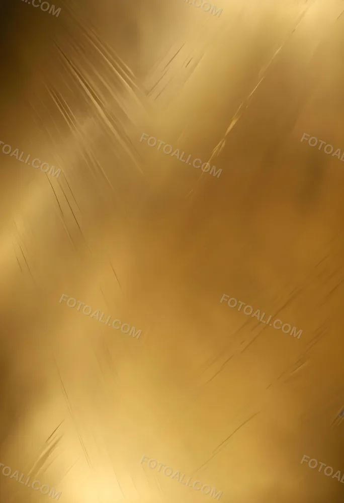 Golden Metallic Surface With Diagonal Lines And Reflections 7 5c13