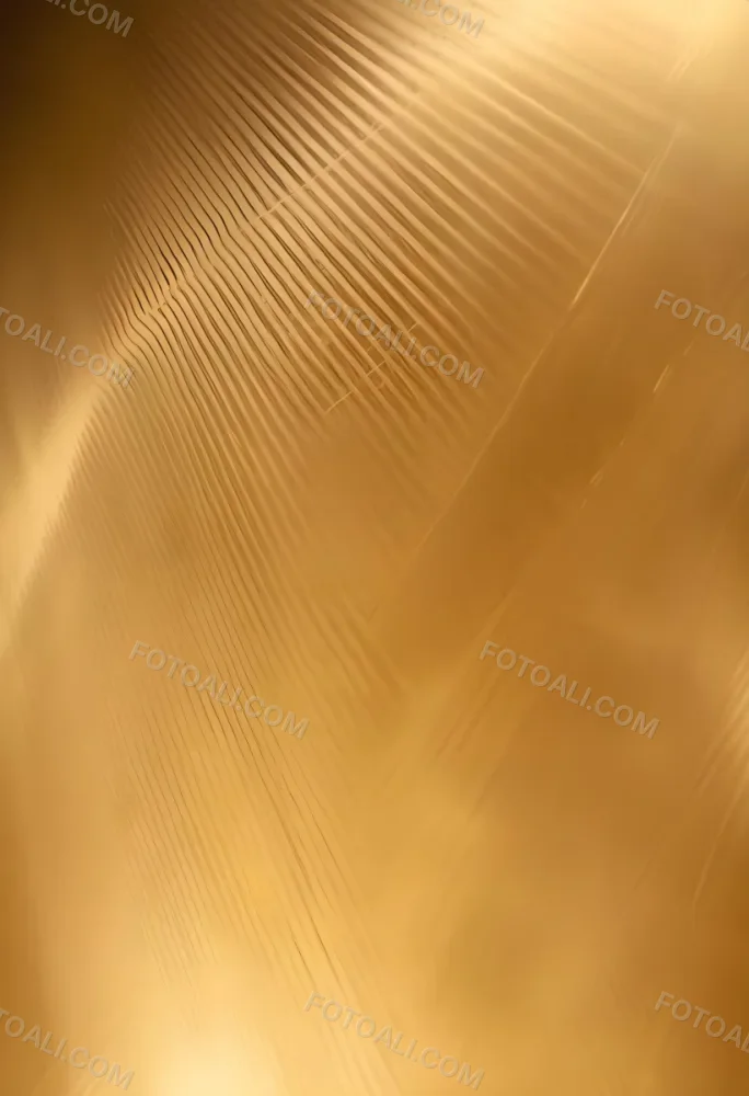Golden Metallic Surface With Diagonal Lines And Reflections 71 991a