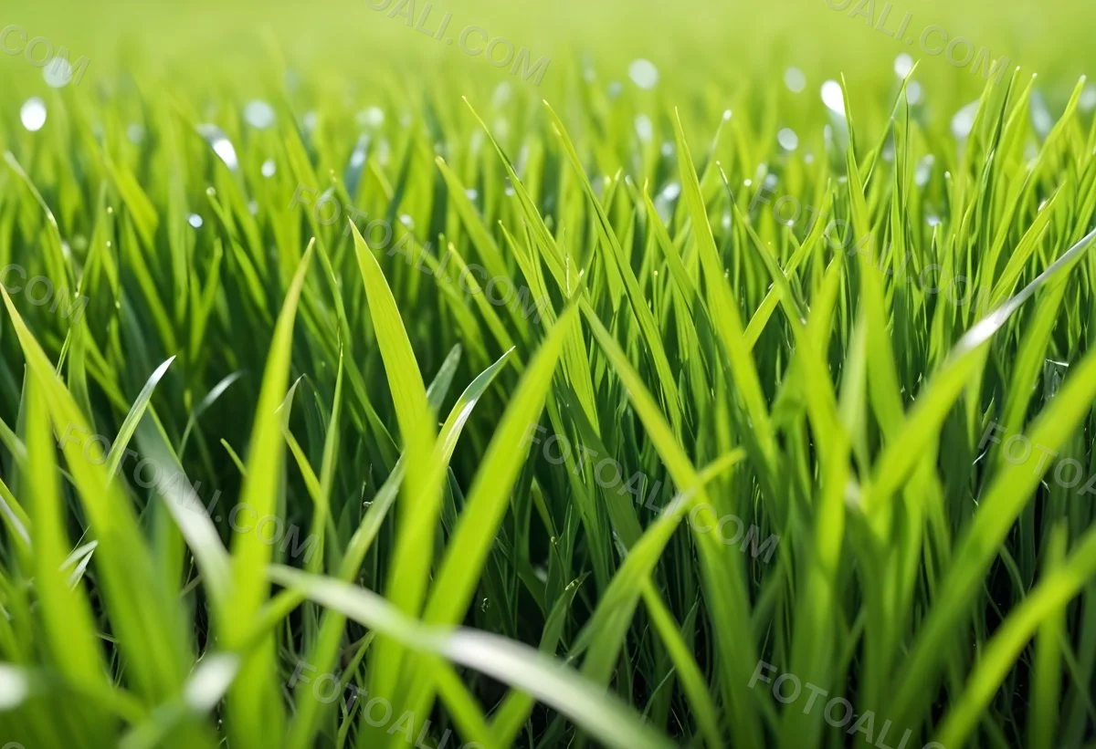 Green Grass Field With A White Background Vibrant Colors Close Up Shot Natural Light Clear Focus Fresh And Lush Appearance Well Maintained Lawn 11 6e6a