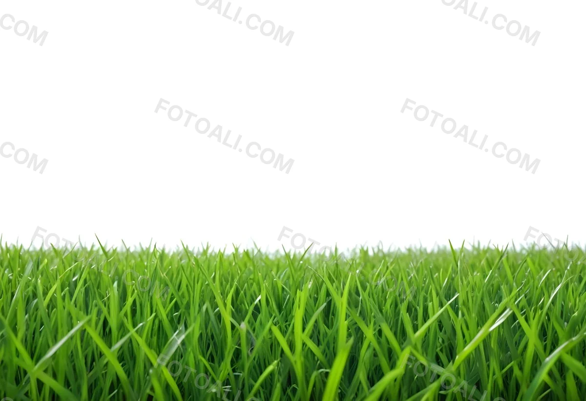 Green Grass Field With A White Background Vibrant Colors Close Up Shot Natural Light Clear Focus Fresh And Lush Appearance Well Maintained Lawn 22 D19f