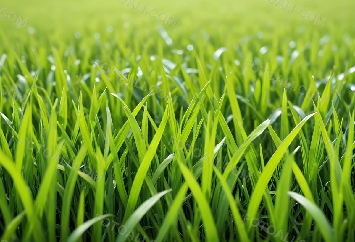 Green Grass Field With A White Background Vibrant Colors Close Up Shot Natural Light Clear Focus Fresh And Lush Appearance Well Maintained Lawn 3 8c17