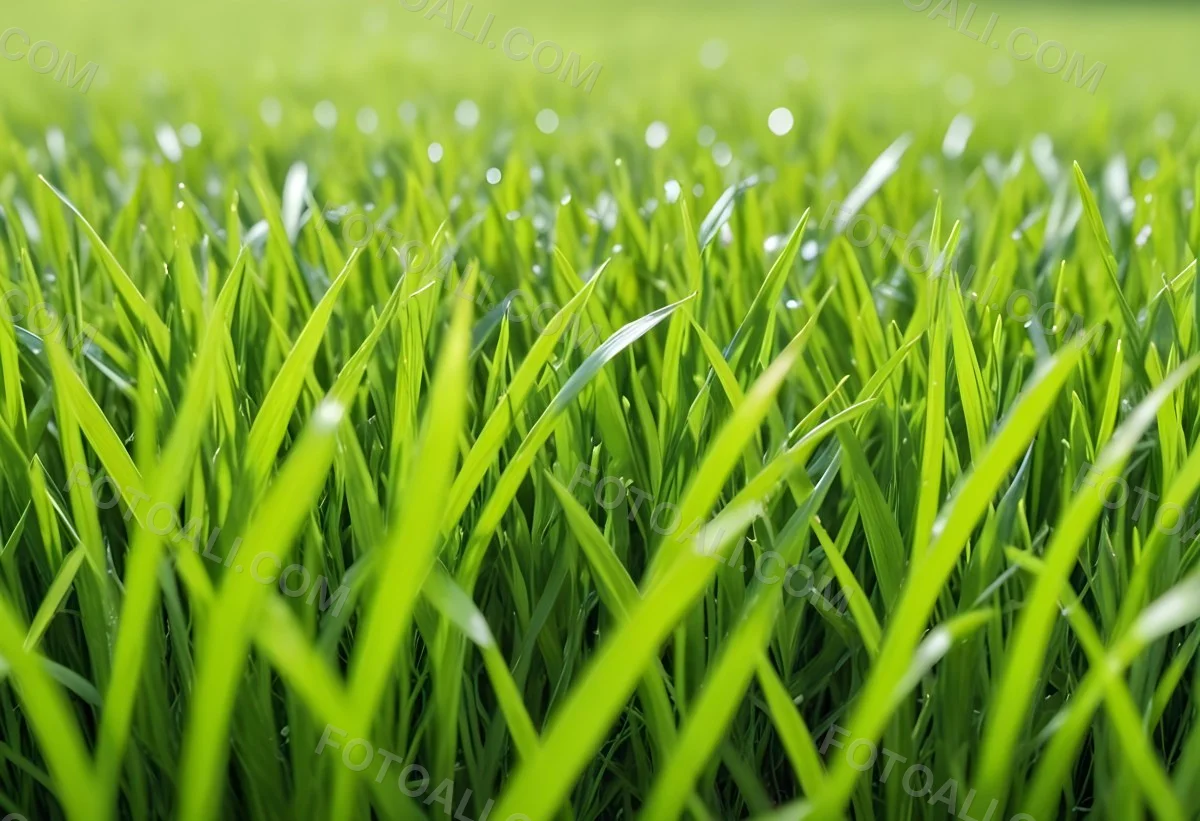 Green Grass Field With A White Background Vibrant Colors Close Up Shot Natural Light Clear Focus Fresh And Lush Appearance Well Maintained Lawn 8 6eab