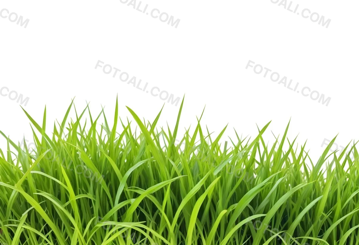 Green Grass With A White Background 1 068e