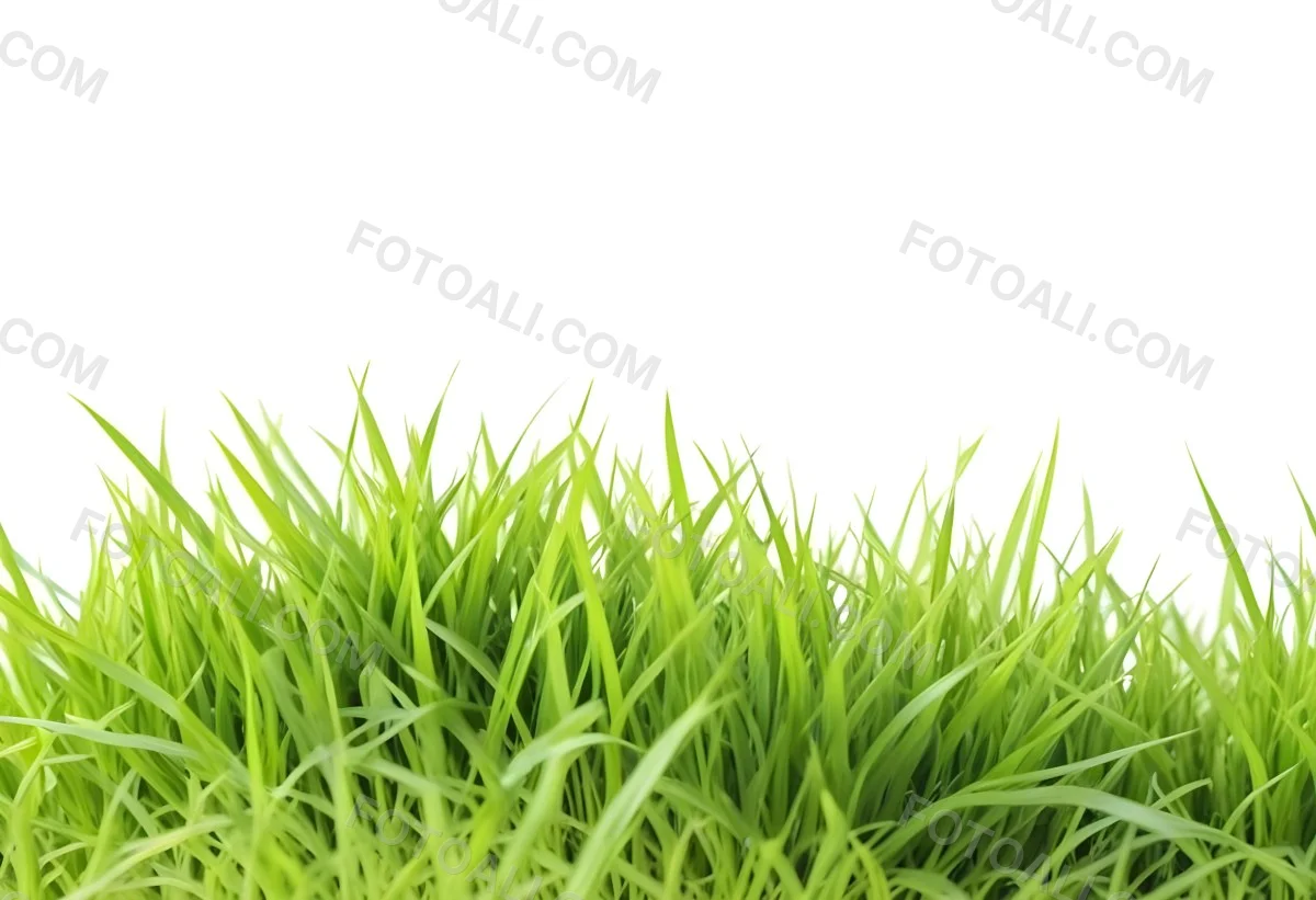 Green Grass With A White Background 14 4cec