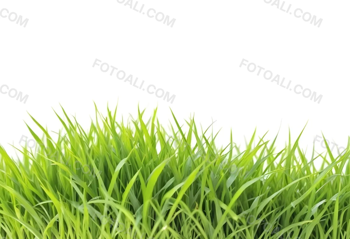 Green Grass With A White Background 19 A2e0