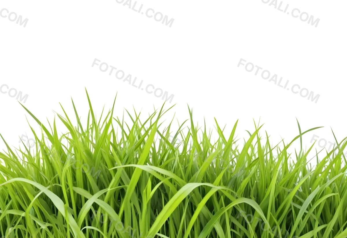 Green Grass With A White Background 7 08cd