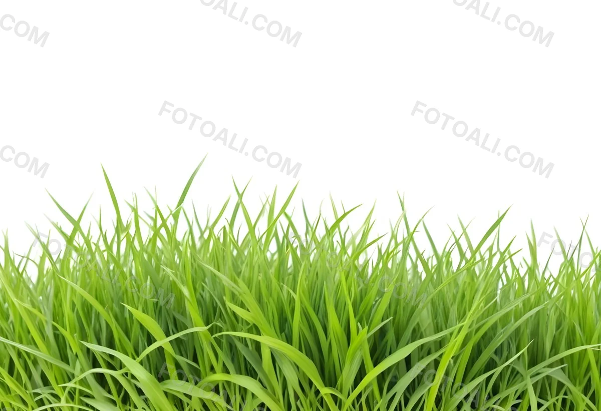 Green Grass With A White Background 9 Be77