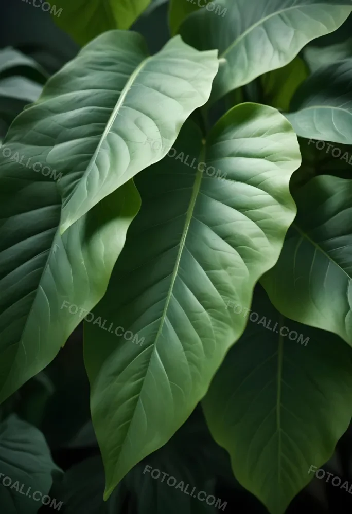 Green Leaves Close Up View Of The Texture And Patterns Of Large Lush Green Leaves With Sunlight Highlighting The Details Against A Blurred Background 14 4cf3