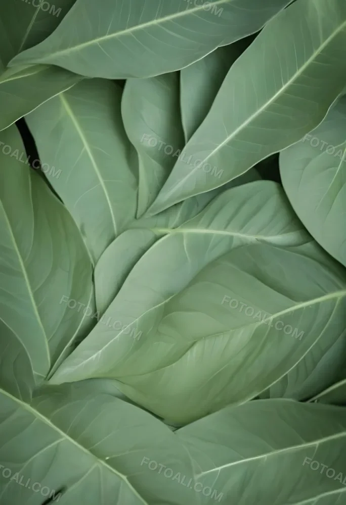 Green Leaves Close Up View Of The Texture And Patterns Of Large Lush Green Leaves With Sunlight Highlighting The Details Against A Blurred Background 9 6eb8